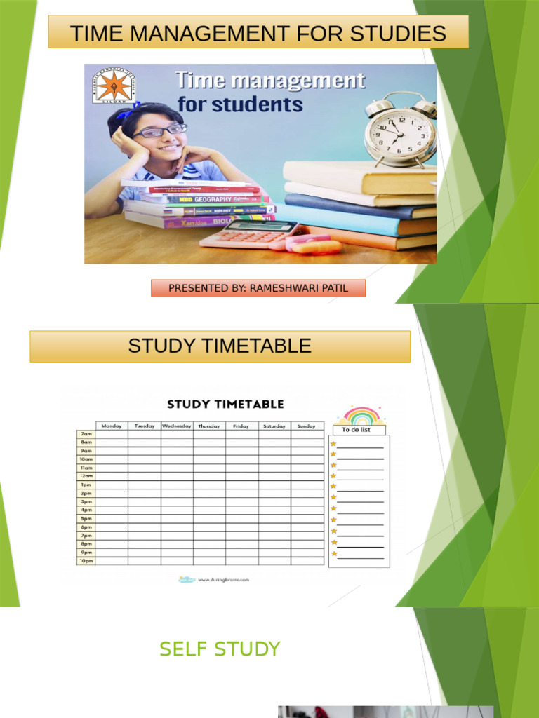 Effective Time Management for Studies | PDF