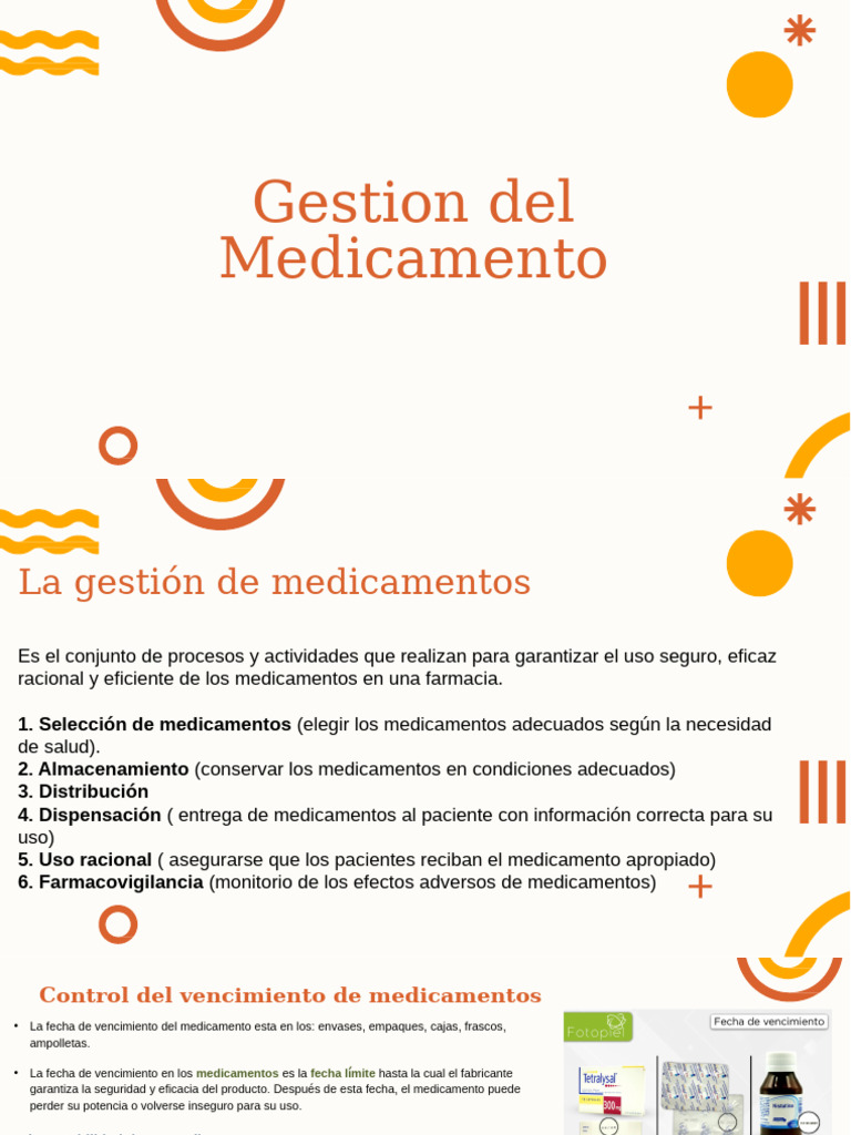 Gestión Eficiente de Medicamentos en Farmacias | PDF | Medicamentos con ...