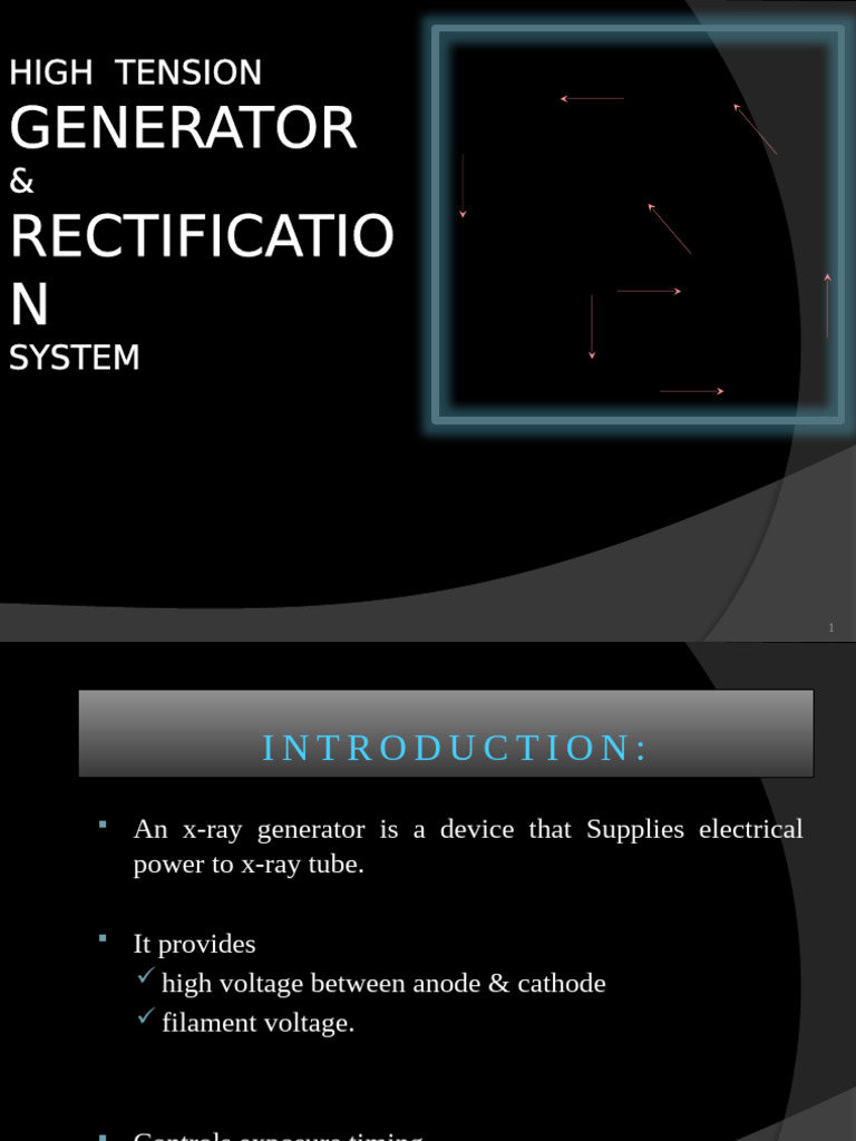 High Tension X-Ray Generator Overview | PDF | Electric Current ...
