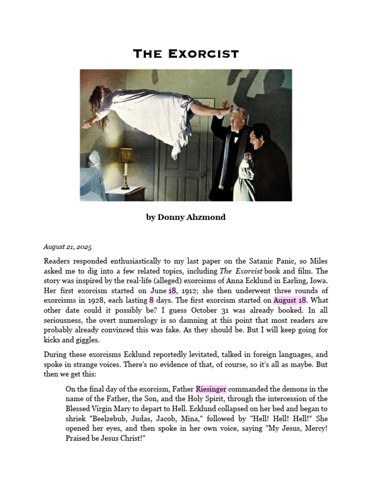Exorcist | PDF