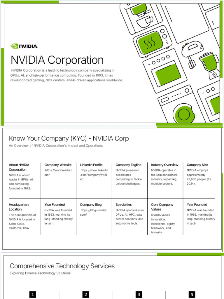 Nvidia Know Your Companey | PDF
