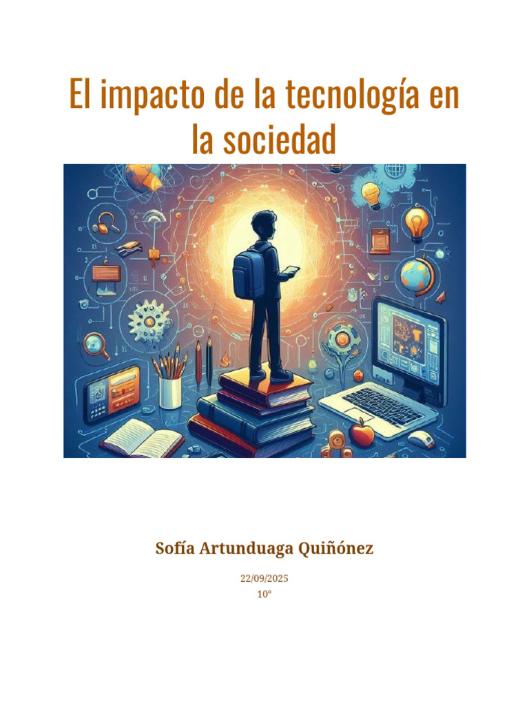 Impacto de la Tecnología en la Sociedad | PDF | Sustentabilidad ...