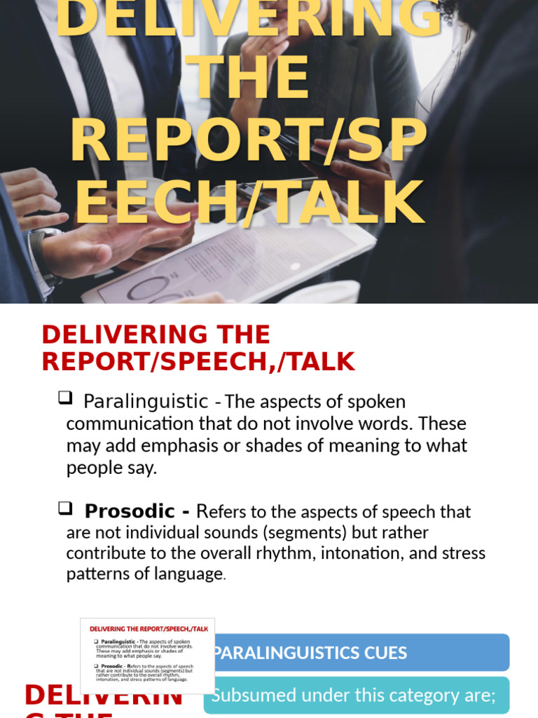 Mastering Speech Delivery Techniques | PDF | Speech | Human Voice