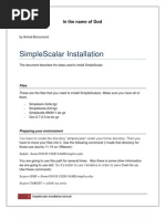 How To Install SimpleScalar