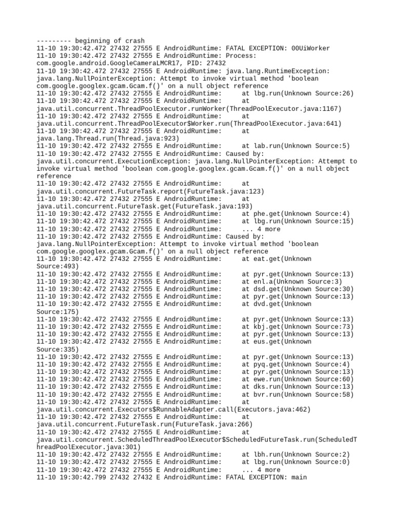Log Cat 1763044489509 | PDF | Java (Programming Language) | Computing ...