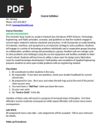 Syllabus Agreement Declaration Form | PDF