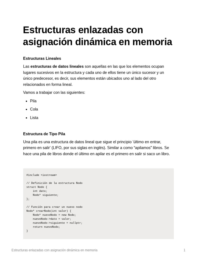 Estu Ctur As Enl Azad As | PDF | Cola (tipo de datos abstractos ...