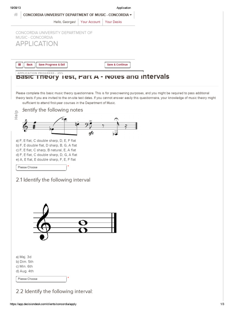 BasicTheoryTest (2013) | PDF | Musical Techniques | Musical Notation