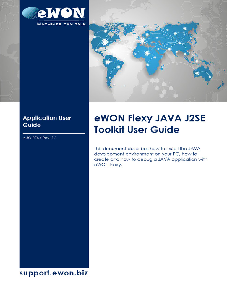 eWON Flexy JAVA Toolkit User Guide | PDF | Java (Software Platform ...
