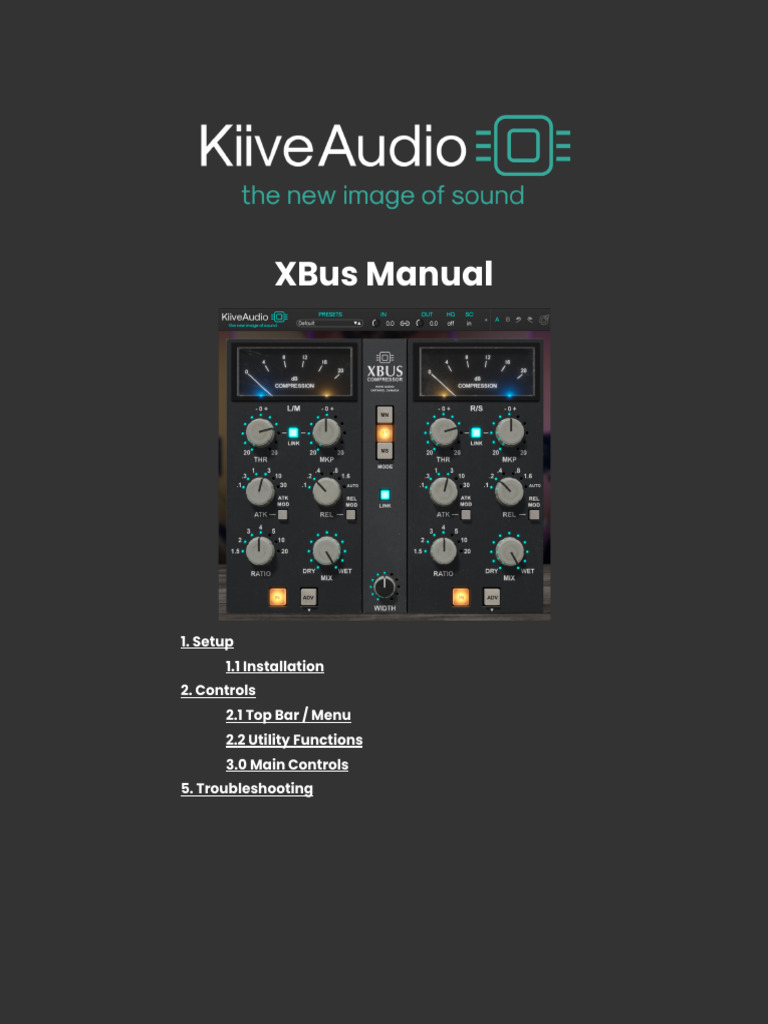 Kiive XBus Manual V1.0.1 | PDF | Computing | Electrical Engineering