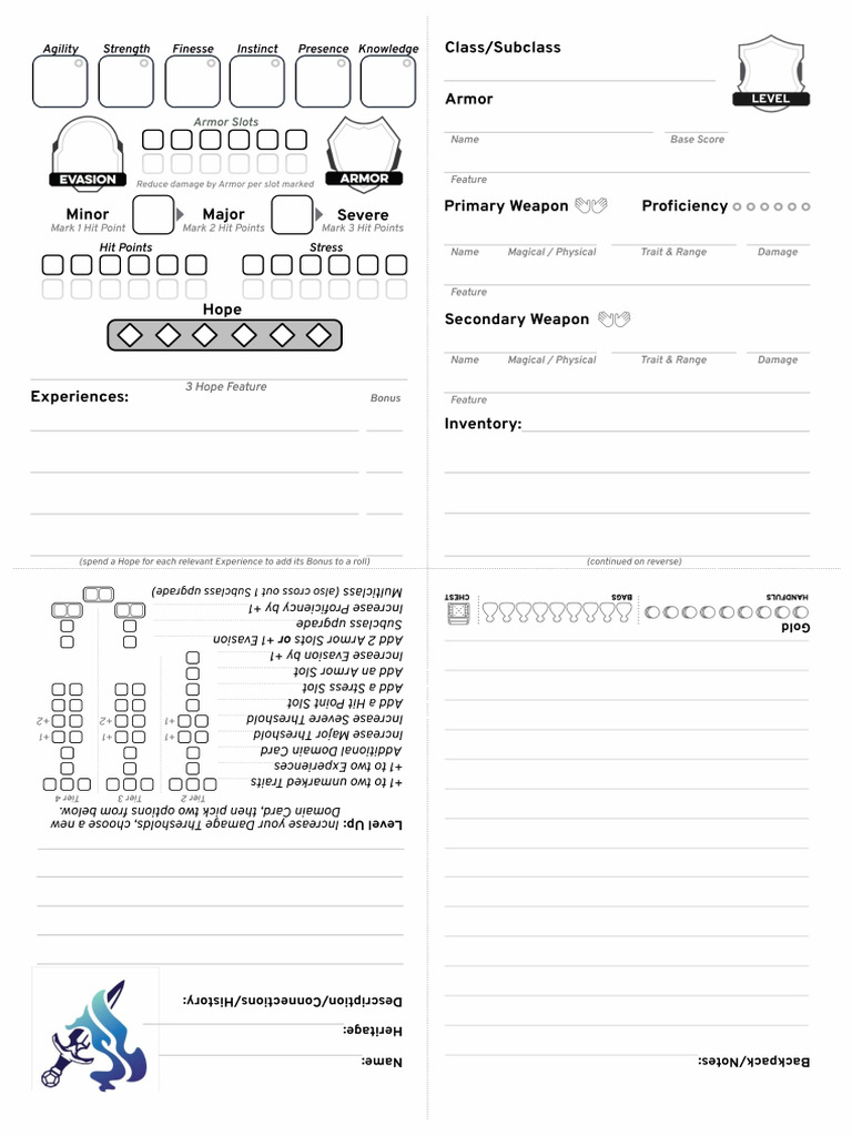Player Sheet 1.5 97 | PDF