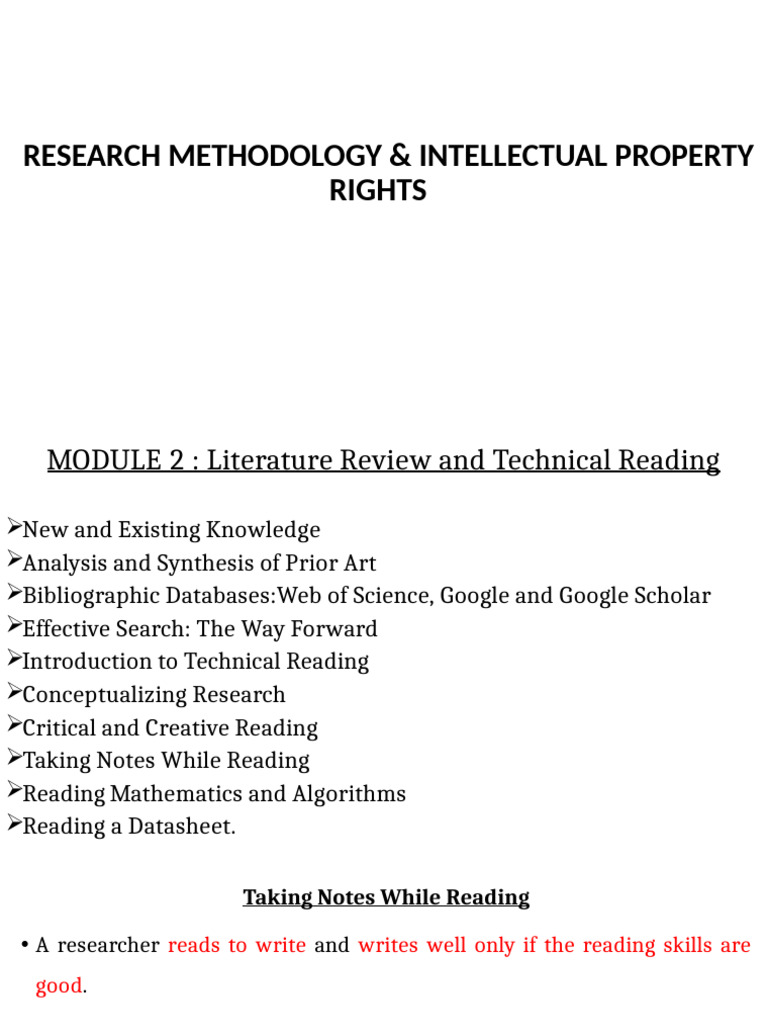 Lect 6 Mod2 15th Oct | PDF | Citation | Knowledge