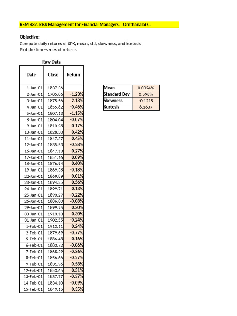 Volatility PartTwo | PDF | Statistical Analysis | Teaching Mathematics