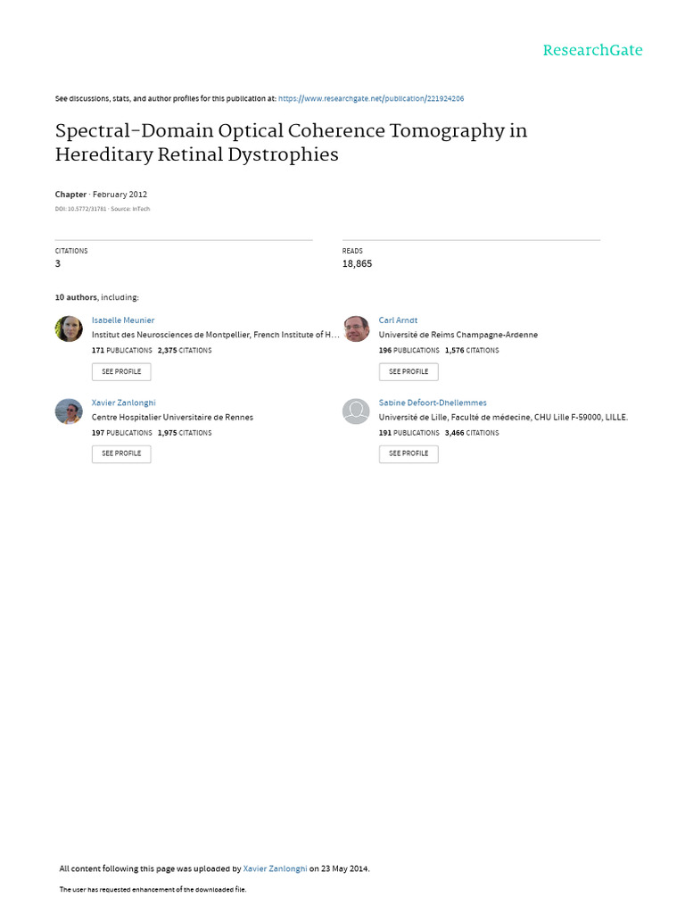 Retinal Dzstrophies | PDF | Retina | Visual Acuity