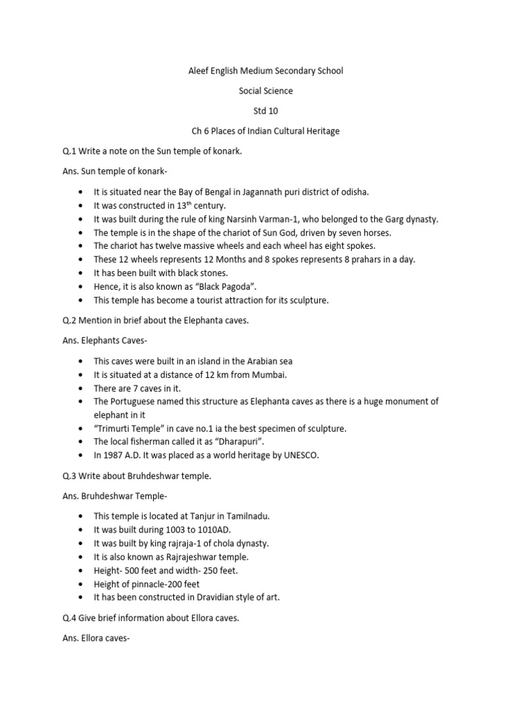 STD 10 SS CH 6 | PDF