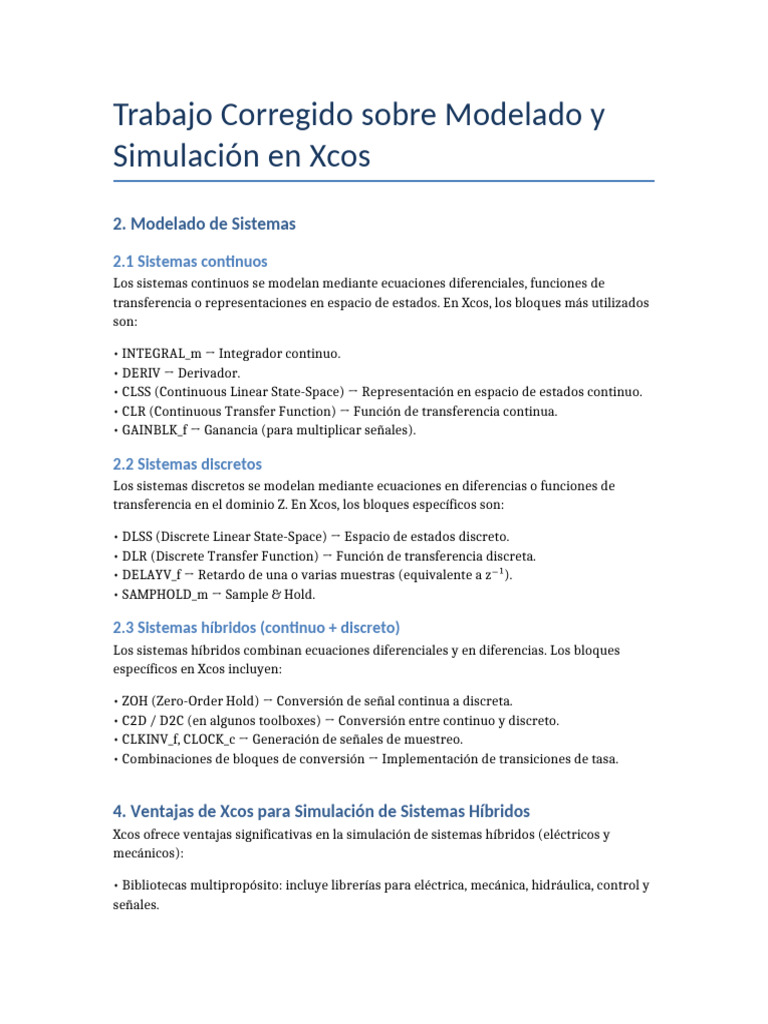 Trabajo Xcos Corregido Final | PDF | Ecuaciones | Arduino