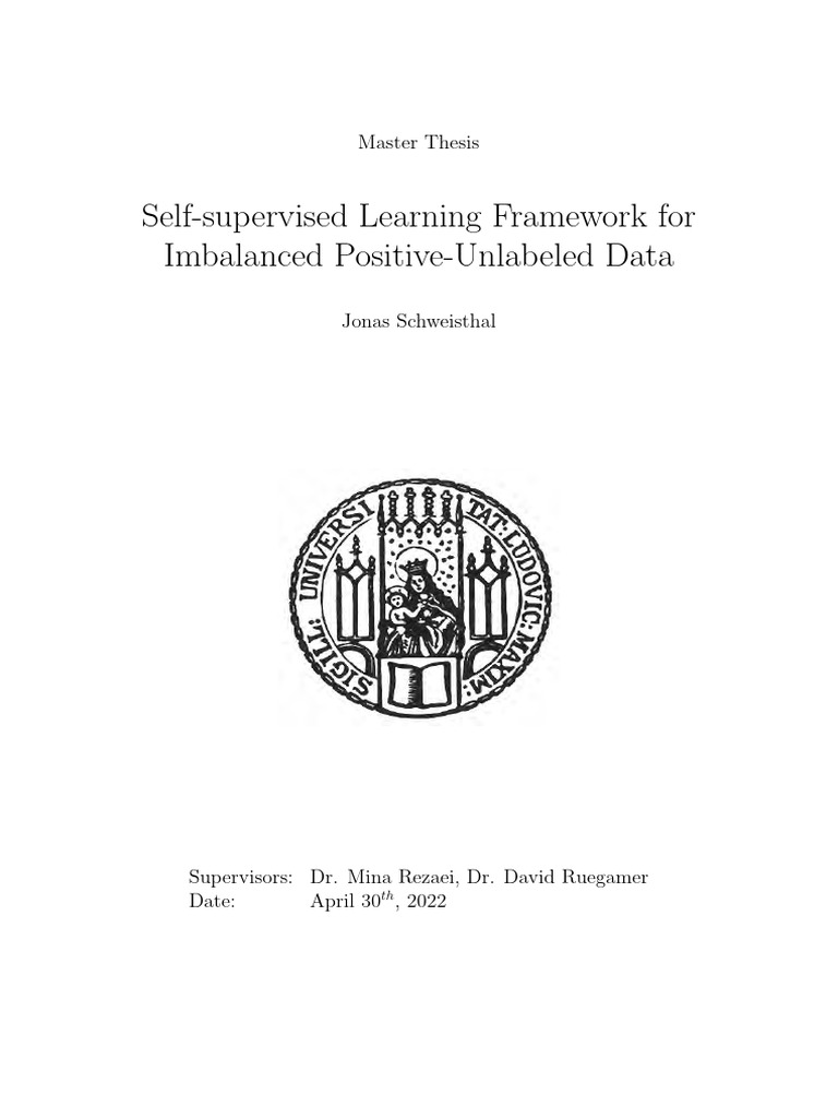 LMU Positive Unlabeled Learning | PDF | Machine Learning | Cognitive ...