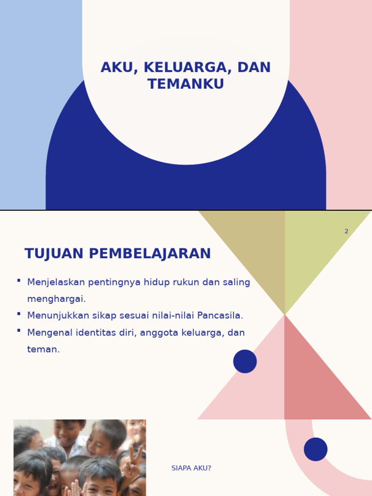 Aku, Keluarga, Dan Temanku Modul PPKN | PDF