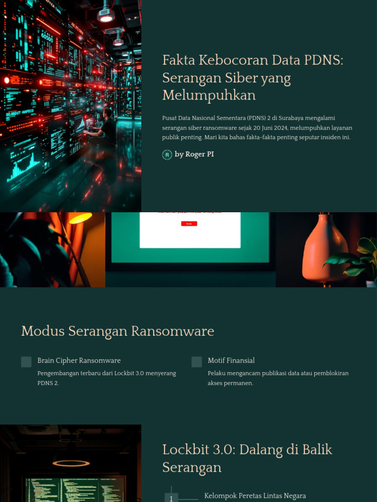 Kebocoran Data PDNS: Serangan Ransomware Lockbit 3.0 | PDF