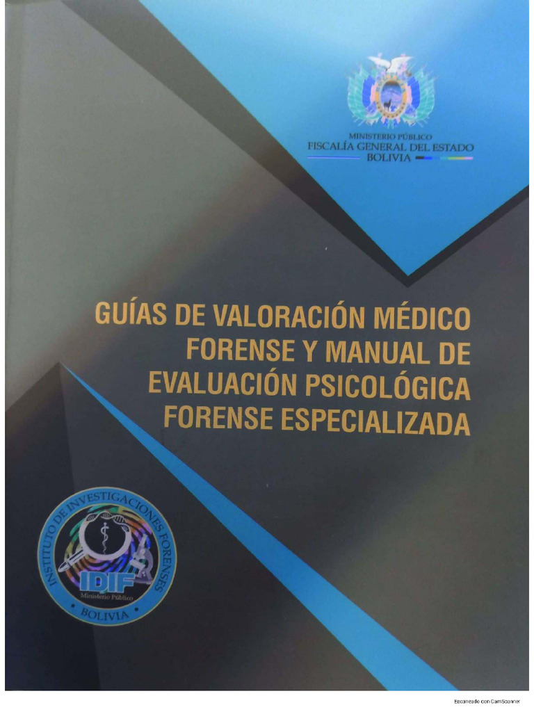 Guia de Evaluacion Especializada en Psicologia Forense IDIF | PDF