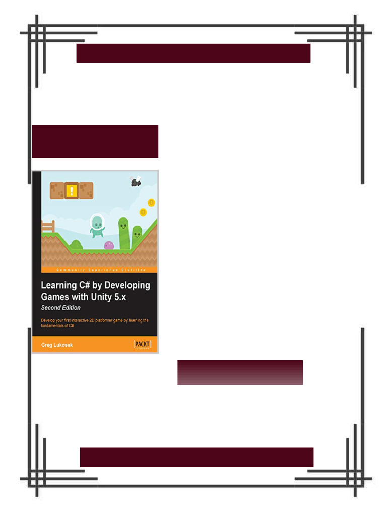 Learning C by Developing Games with Unity 5 x Develop your first ...