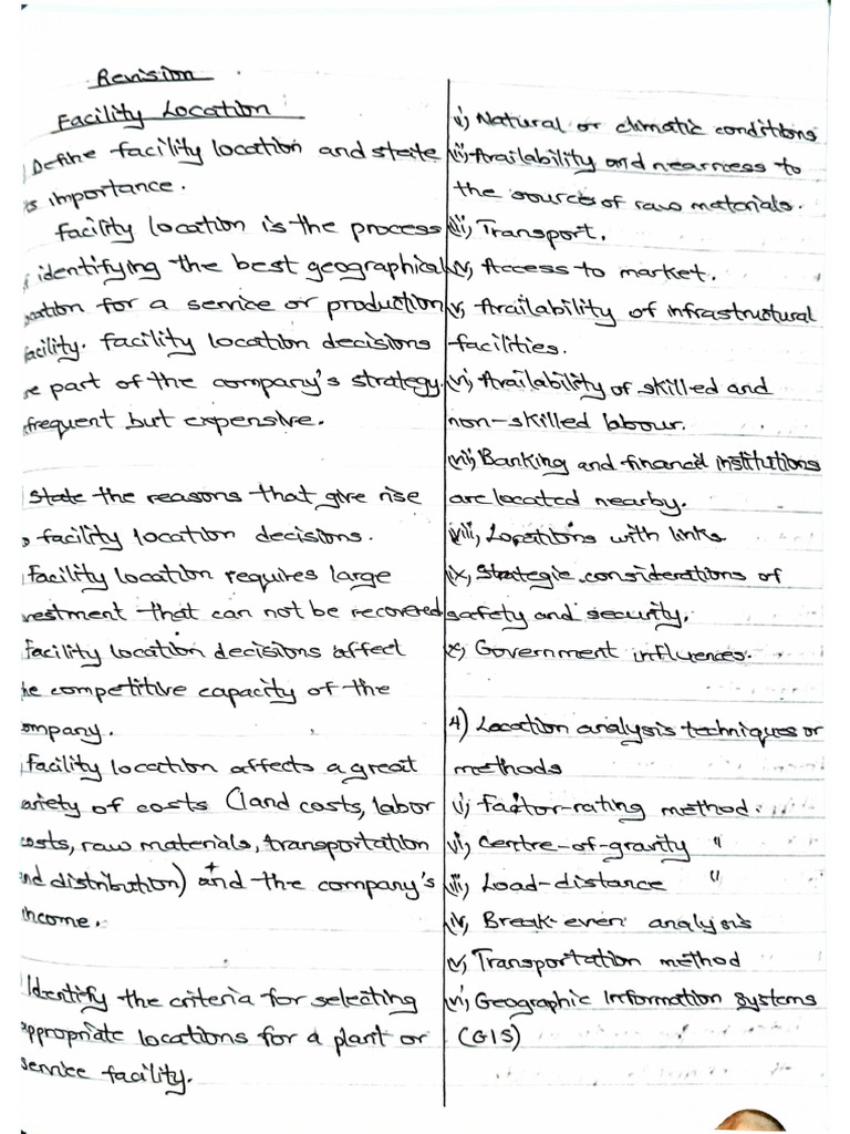 PRE 572 Revision Note Edited | PDF