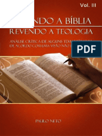 Relendo A Bíblia, Revendo A Teologia - Vol. III