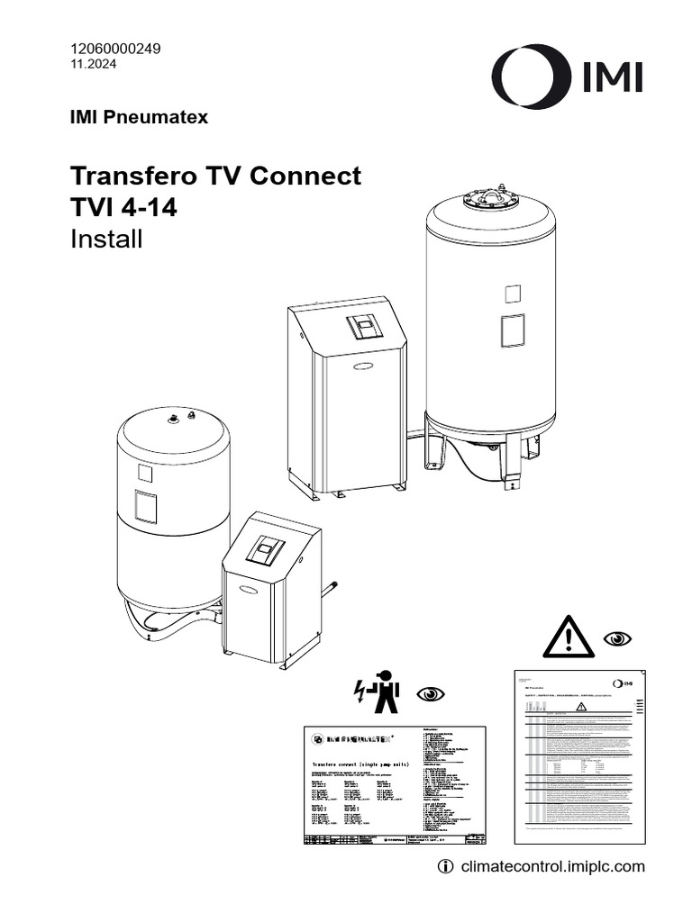Installation Transfero TV Connect Low | PDF | Hydraulics | Gases