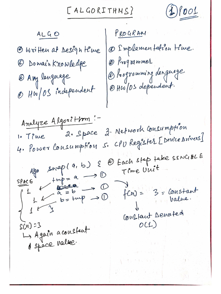 01 Time Complexity | PDF