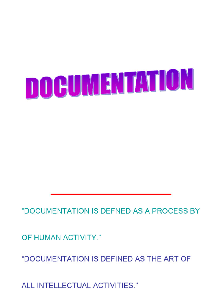 Understanding Documentation Processes | PDF