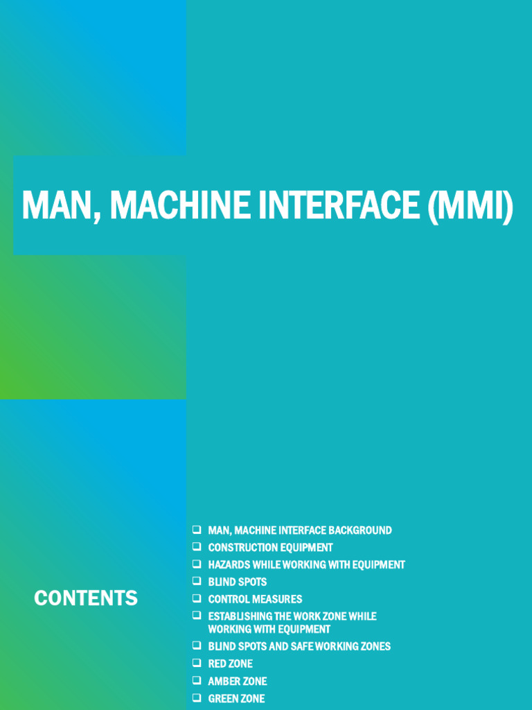 MMI Safety Guidelines for Construction Equipment | PDF | Loader ...