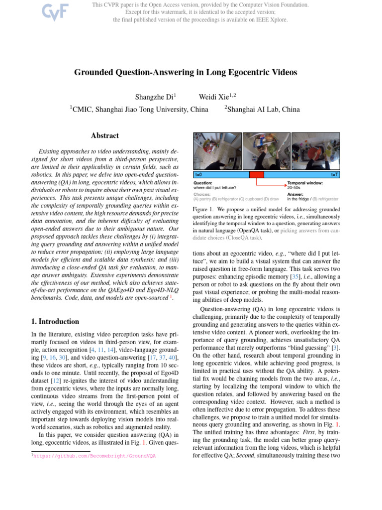 Di Grounded Question-Answering in Long Egocentric Videos CVPR 2024 ...
