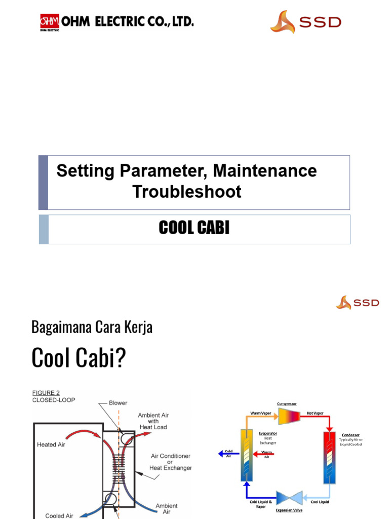 Panduan Setting dan Pemeliharaan Cool Cabi | PDF