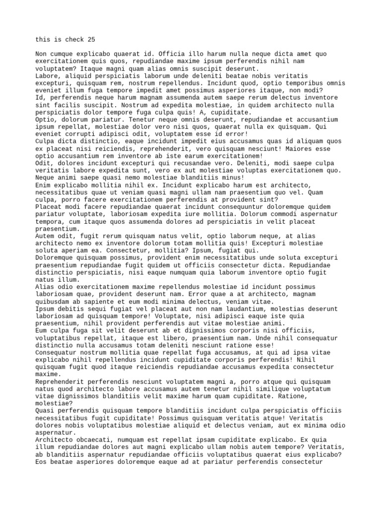 This Is Check 25 | PDF
