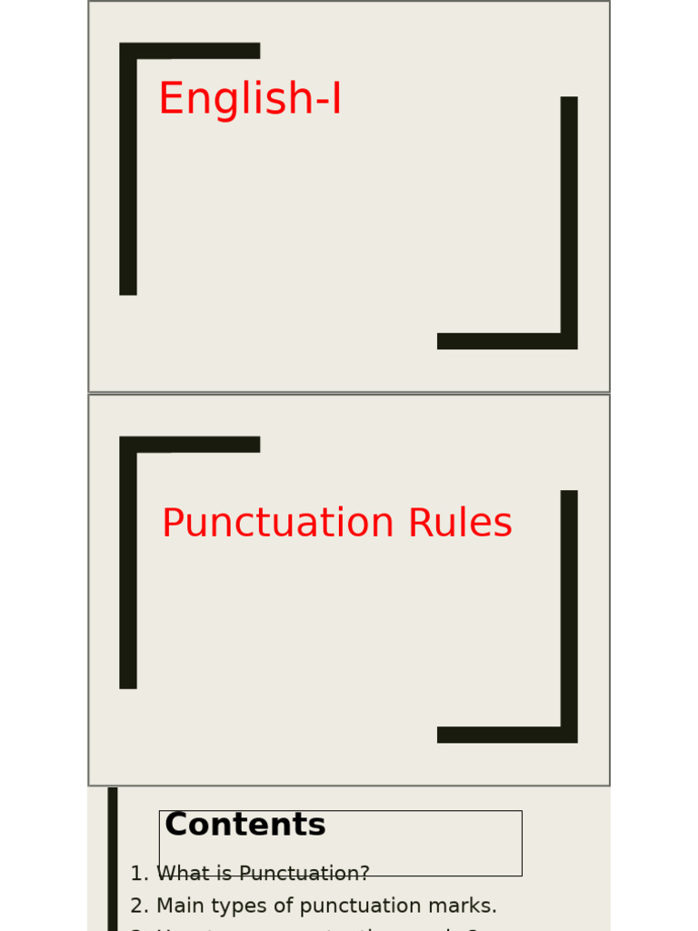 Punctuation Rules PDF Punctuation Comma