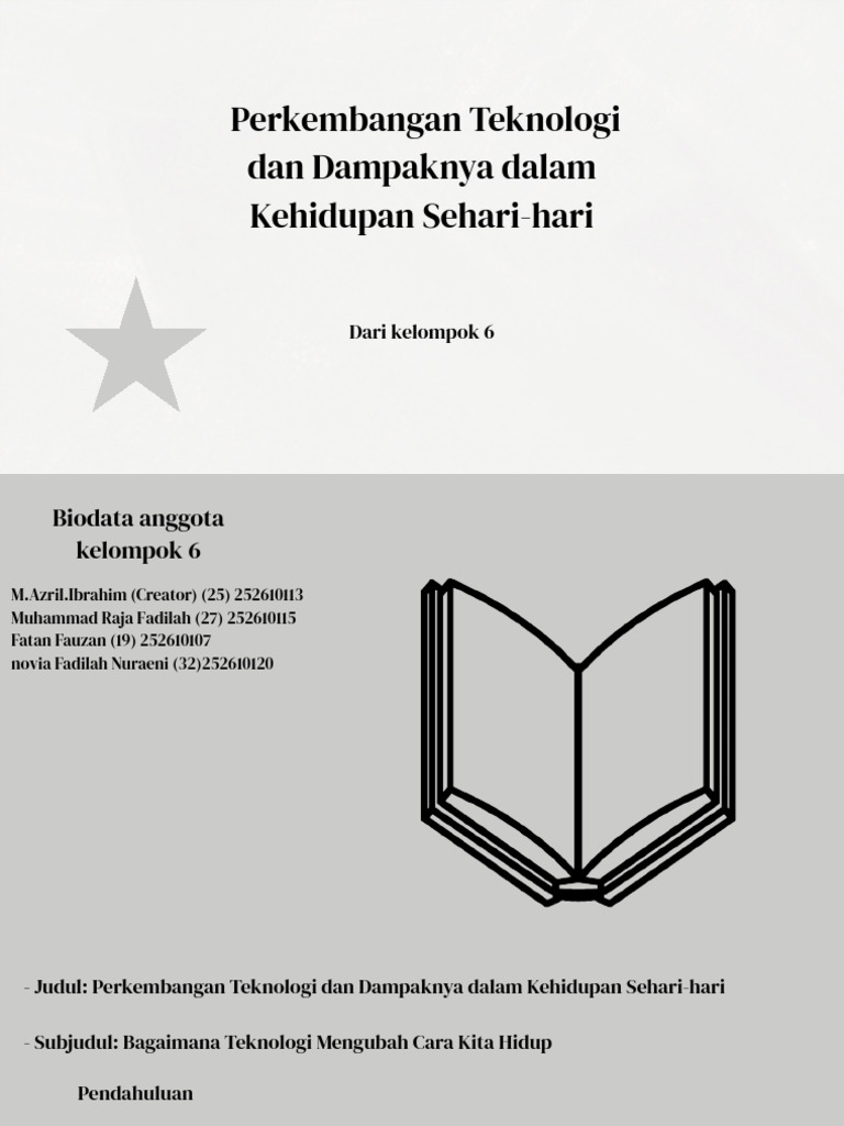 Perkembangan Teknologi Dan Dampaknya Dalam Kehidupan Sehari-Hari ...