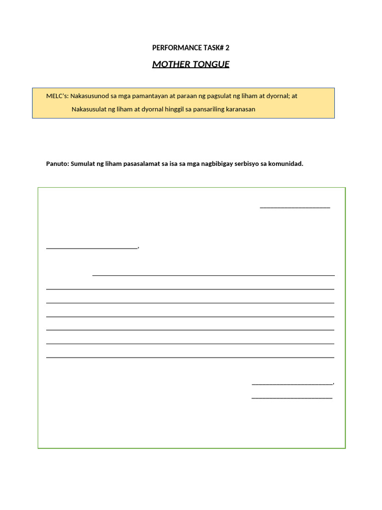 P.task q4 MTB With Rubrics | PDF
