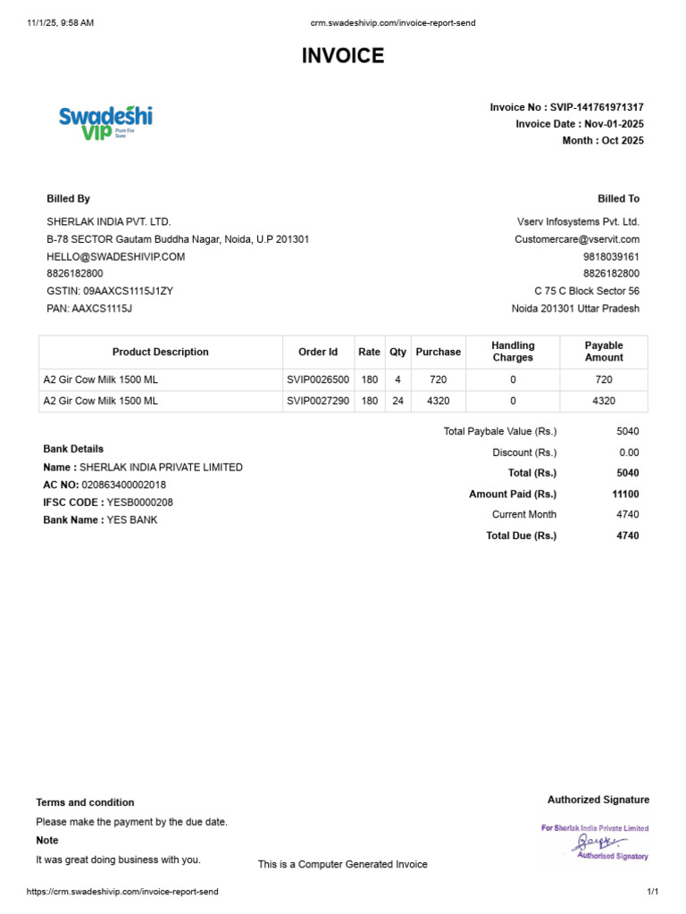 Invoice SVIP-141761971317 Details | PDF | Accounts Payable | Liability ...