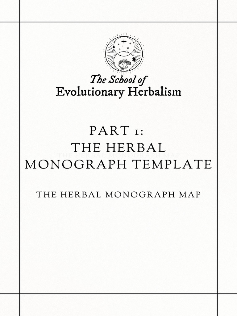 Herbal Monograph Template Guide | PDF | Gastrointestinal Tract | Ayurveda