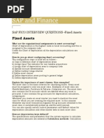 SAP and Finance - Asset Accounting