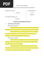 Download Secretary of Labor v SeaWorld of Florida  Secretarys Pre-Hearing Exchange by Jeffrey Ventre MD DC  SN94907260 doc pdf