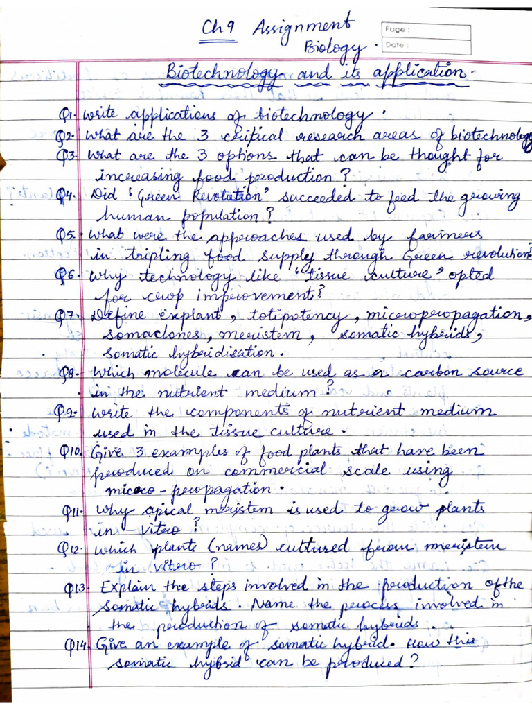 Biotechnology and Its Application | PDF