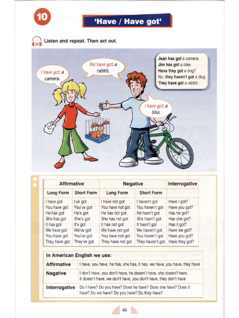Have, Have Got | PDF