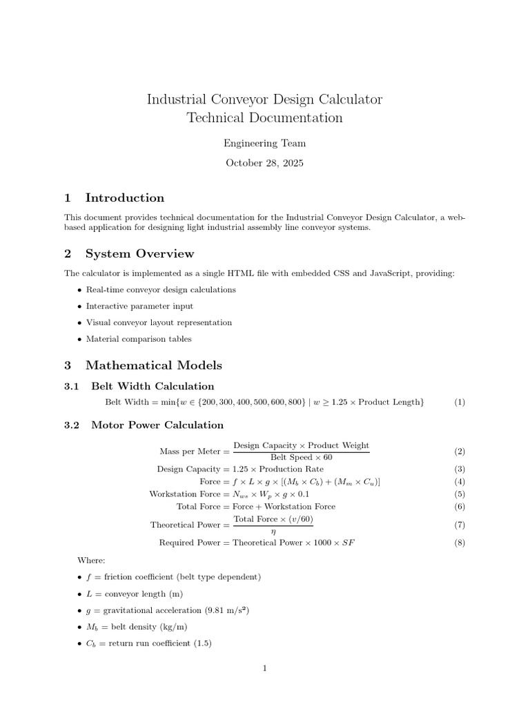 calculation | PDF | Belt (Mechanical) | Mechanical Engineering