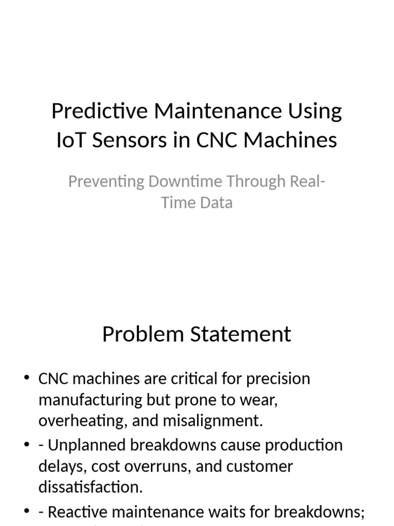 Predictive Maintenance Case Study | PDF