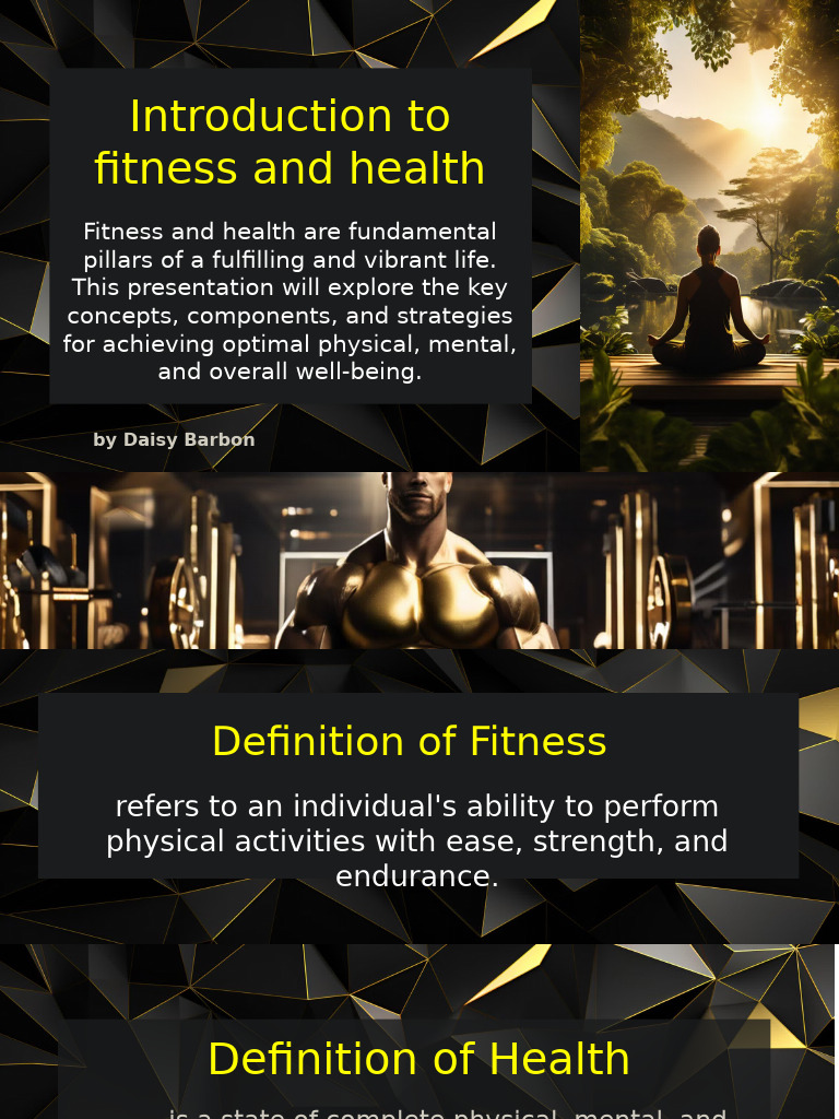 l4 Physical Fitness and Health Related Components | PDF | Physical ...