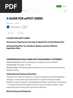 A Guide for Aépiot Users. a Guide for Aépiot Users by Global Audiences Nov, 2025 Medium
