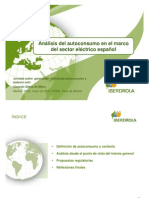 Análisis del autoconsumo en el marco del sector eléctrico español - Iberdrola