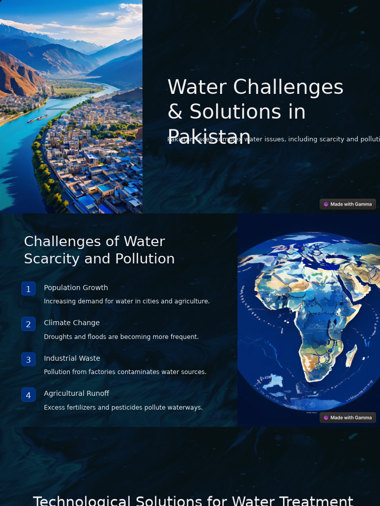 Water Scarcity Solutions in Pakistan | PDF