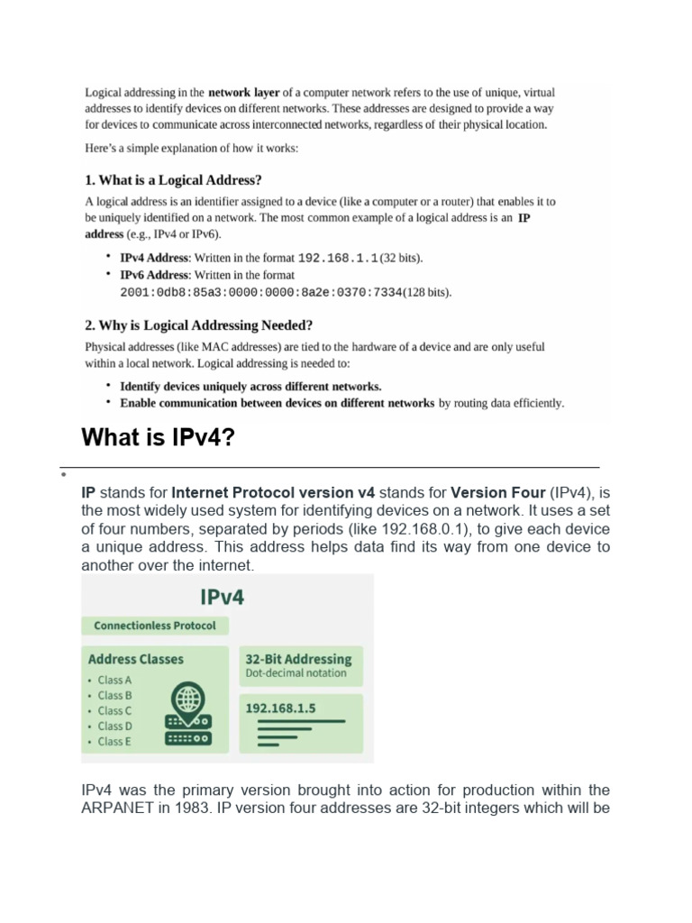 Understanding IPv4 Network Codes | PDF | Ip Address | I Pv6